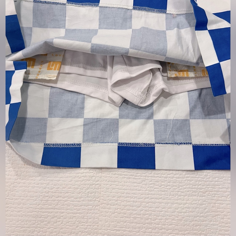 Loudmouth Blue and White Checkered Golf Skirt/Skort
US 8 - Picture 4 of 7